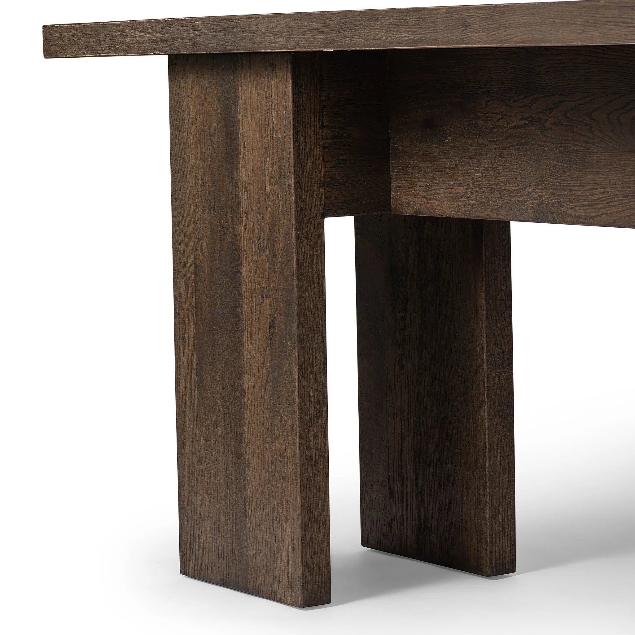Featuring Yarra Grey Oak Console Table by Four Hands at Amethyst Home. With wide proportions and natural presence, an open-style console table of dark grey oak veneer features beautiful natural texture.
Collection: IrondaleColors: Grey Oak VeneerMaterials: Thick Oak Veneer, Poplar Plywood Weight: 141.54 lbs. Amethyst Home provides interior design, new home construction design consulting, vintage area rugs, and lighting in the Dallas metro area.