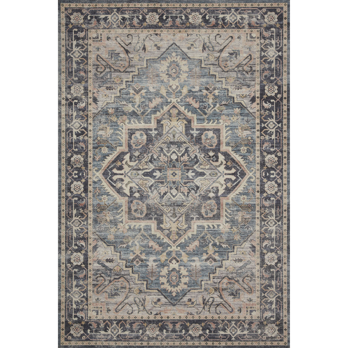 Hathaway Navy/Multi Rug