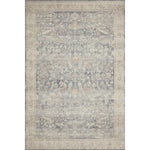 Featuring Hathaway Denim/Multi Rug by Loloi at Amethyst Home. Featuring soft motifs in a carefully curated color palate of blue, yellow, red, and hints of orange, the Hathaway Denim / Multi area rug captures the essence of one-of-a-kind vintage or antique area rug at an attractive price.
This rug is ideal for high traffic areas due to the rug's power-loomed.  Amethyst Home provides interior design, new home construction design consulting, vintage area rugs, and lighting in the Monterey metro area.