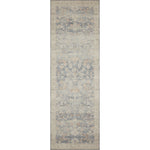 Featuring Hathaway Denim/Multi Rug by Loloi at Amethyst Home. Featuring soft motifs in a carefully curated color palate of blue, yellow, red, and hints of orange, the Hathaway Denim / Multi area rug captures the essence of one-of-a-kind vintage or antique area rug at an attractive price.
This rug is ideal for high traffic areas due to the rug's power-l.  Amethyst Home provides interior design, new home construction design consulting, vintage area rugs, and lighting in the Newport Beach metro area.