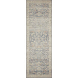 Featuring Hathaway Denim/Multi Rug by Loloi at Amethyst Home. Featuring soft motifs in a carefully curated color palate of blue, yellow, red, and hints of orange, the Hathaway Denim / Multi area rug captures the essence of one-of-a-kind vintage or antique area rug at an attractive price.
This rug is ideal for high traffic areas due to the rug's power-l.  Amethyst Home provides interior design, new home construction design consulting, vintage area rugs, and lighting in the Newport Beach metro area.