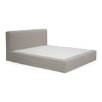 The modern Hayden Bed by Verellen is sturdy and comfy. This cozy bed features:  platform style bed – accommodates mattress only sits on glides available slipcovered or upholstered double needle stitch detail not available with boxspring Available in twin, full, queen, king, and California king.