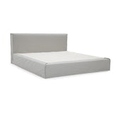 The modern Hayden Bed by Verellen is sturdy and comfy. This cozy bed features:  platform style bed – accommodates mattress only sits on glides available slipcovered or upholstered double needle stitch detail not available with boxspring Available in twin, full, queen, king, and California king.