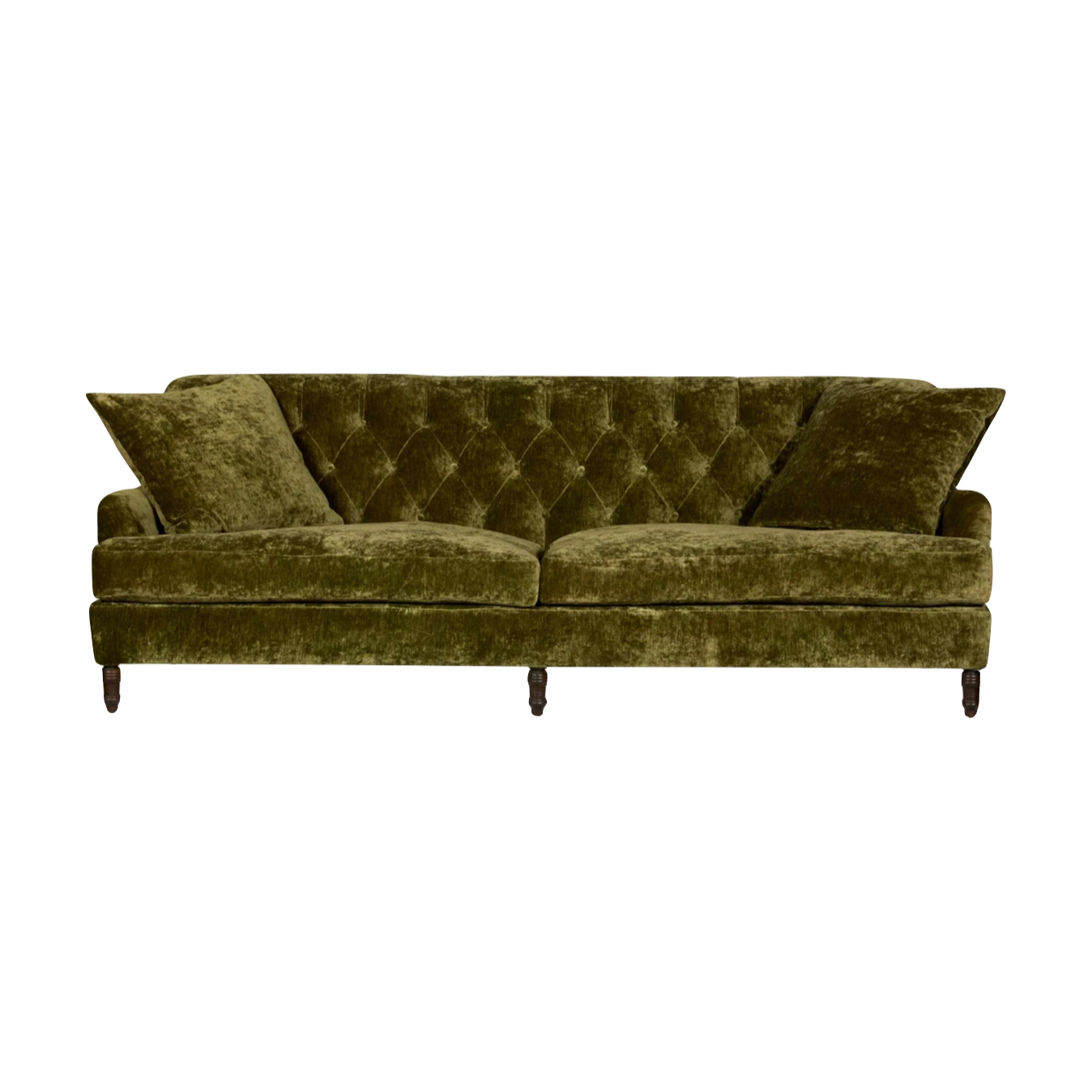 Featuring Henderson Upholstered 96" Sofa by Cisco Brothers at Amethyst Home. This romantic Henderson Upholstered Sofa Family by Cisco Brothers anchors your space with classic style elegantly appointed in this collection. The Henderson is a true style sophisticate with a button-tufted back and graceful curves. The Dimitri legs complete the look with beauti.  Amethyst Home provides interior design, new home construction design consulting, vintage area rugs, and lighting in the Des Moines metro area.