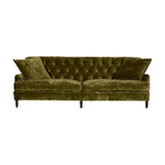 Featuring Henderson Upholstered 96" Sofa by Cisco Brothers at Amethyst Home. This romantic Henderson Upholstered Sofa Family by Cisco Brothers anchors your space with classic style elegantly appointed in this collection. The Henderson is a true style sophisticate with a button-tufted back and graceful curves. The Dimitri legs complete the look with beauti.  Amethyst Home provides interior design, new home construction design consulting, vintage area rugs, and lighting in the Des Moines metro area.