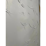 Featuring Bird Migration 1 Art by Wendover Art at Amethyst Home. The hand applied textured birds are represented in this reproduction art in their seasonal migration journey.
Size: 36.5"w x 71.5"hMedium: Hand painted on gallery wrapped canvasFrame: Matte white floaterSee the other bird migration art here! Framed as shown.  Amethyst Home provides interior design, new home construction design consulting, vintage area rugs, and lighting in the Nashville metro area.