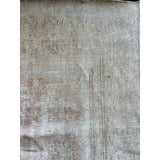 Whitewashed pastels hues on one side, flip for intense pinks and blues!  Hand knotted, 100% wool - perfect for high traffic areas.