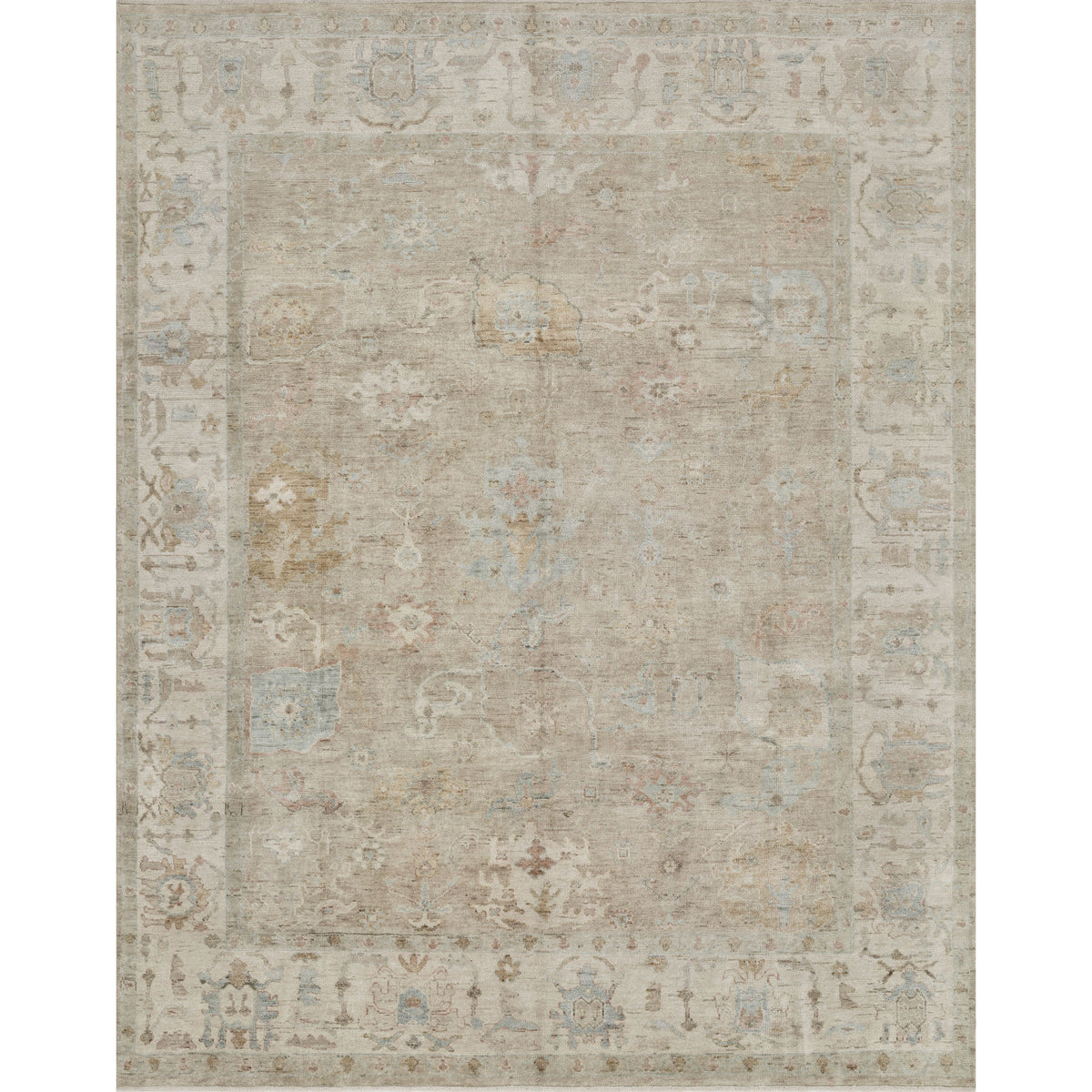 Vivienne Dune / Stone Hand-Knotted Rug