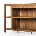 Featuring Indira Smoked Acacia Kitchen Island by Four Hands at Amethyst Home. Create space and style with the Indira Kitchen Island in Smoked Acacia made from smoked acacia and solid white marble. Roomy open shelving offers ample options for storage and display, while dual drawers keep frequently used items within reach.
Size: 62"W x 29"L x 36"H
Colors: Smoked Acacia, Smoked Acacia Veneer, Wh. Amethyst Home provides interior design services, furniture, rugs, and lighting in the Houston metro area.
