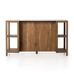 Featuring Indira Smoked Acacia Kitchen Island by Four Hands at Amethyst Home. Create space and style with the Indira Kitchen Island in Smoked Acacia made from smoked acacia and solid white marble. Roomy open shelving offers ample options for storage and display, while dual drawers keep frequently used items within reach.
Size: 62"W x 29"L x 36"H
Colors: Smoked Acacia, Smoked Acacia Veneer, W. Amethyst Home provides interior design services, furniture, rugs, and lighting in the New York metro area.