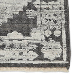 Featuring Sonnette Riona Hand-Knotted Rug by Jaipur Living at Amethyst Home. The richly textured and elegantly designed Sonnette Riona Area Rug combines an inviting, soft hand and eye-catching transitional style. The Riona area rug boasts a high-contrast gray and silver palette that creates beautiful dimension among the florette medallion design. This han.  Amethyst Home provides interior design, new home construction design consulting, vintage area rugs, and lighting in the Scottsdale metro area.