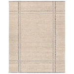 Featuring Hadi Bilal Rug by Jaipur Living at Amethyst Home. The hand-tufted Hadi Bilal introduces fresh looks inspired by modern Moroccan patterns and neutral colorways. The Bilal design features a trellis with geometric detailing, encompassing North African styles in cream and gray hues. Short, gray fringe and 100% wool pile adds to the global appeal.. Amethyst Home provides interior design, new home construction design consulting, vintage area rugs, and lighting in the Salt Lake City metro area.