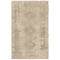 Featuring Kai Pathos Hand-Knotted Rug by Jaipur Living at Amethyst Home. The artisan-made Kai Pathos Rug effortlessly blends the contemporary influence of color with traditionally timeless looks. Exceptionally made and artfully designed, the hand-knotted Pathos area rug infuses homes with vintage allure and an on-trend colorway. Abrashed taupe, cream, gray, and tan tones add a chic femme . Amethyst Home provides interior design services, furniture, rugs, and lighting in the Kansas City metro area.