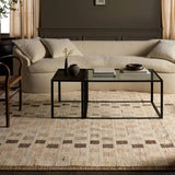 Featuring Kazben Ituri Hand-Knotted Rug by Jaipur Living at Amethyst Home. With its understated adventurous ethos, the Kazben is a lifestyle rug that hints luxury. An homage to the collective decades of quality rug making, its unsurpassed quality is an investment for today and tomorrow. The Ituri design speaks to the artistry of finely made rugs. Gentle lo. Amethyst Home provides interior design, new home construction design consulting, vintage area rugs, and lighting in the Washington metro area.
