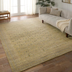 Featuring Mihret Delacor Hand Knotted Rug by Jaipur Living at Amethyst Home. The handknotted Mihret collection gathers inspiration from traditional patterns that offer elegance and a refined, modern colorway. Expertly handcrafted in India with 64 knots per square inch for unparalleled quality, the Delacor design features traditional trellis and geometric detai. Amethyst Home provides interior design, new home construction design consulting, vintage area rugs, and lighting in the Austin metro area.