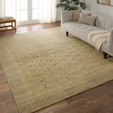Featuring Mihret Delacor Hand Knotted Rug by Jaipur Living at Amethyst Home. The handknotted Mihret collection gathers inspiration from traditional patterns that offer elegance and a refined, modern colorway. Expertly handcrafted in India with 64 knots per square inch for unparalleled quality, the Delacor design features traditional trellis and geometric detai. Amethyst Home provides interior design, new home construction design consulting, vintage area rugs, and lighting in the Austin metro area.