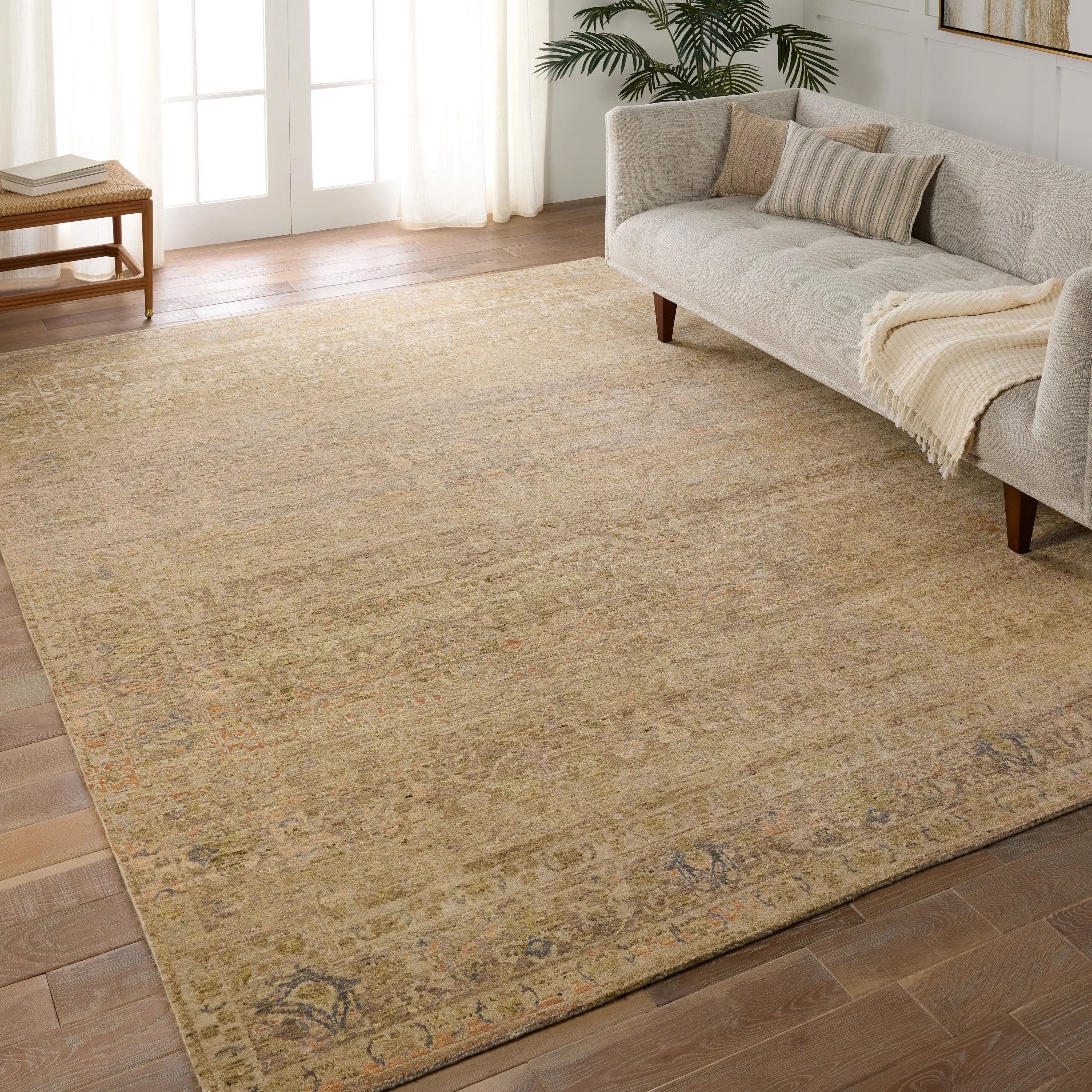 Featuring Mihret Elira Hand Knotted Rug by Jaipur Living at Amethyst Home. The handknotted Mihret collection gathers inspiration from traditional patterns that offer elegance and a refined, modern colorway. Expertly handcrafted in India with 64 knots per square inch for unparalleled quality, the Elira design features traditional floral and scrolling details and. Amethyst Home provides interior design, new home construction design consulting, vintage area rugs, and lighting in the Tampa metro area.