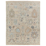 Featuring Orenda Rivera Rug by Jaipur Living at Amethyst Home. The Orenda collection features heirloom-quality designs of muted and uniquely updated Old World patterns. The Rivera area rug boasts a beautiful Oriental motif with abstract floral details. The taupe, blue, cream, and gray tones are grounding and neutral, perfect for providing an inviting and serene accent in any space. This h. Amethyst Home provides interior design services, furniture, rugs, and lighting in the Kansas City metro area.