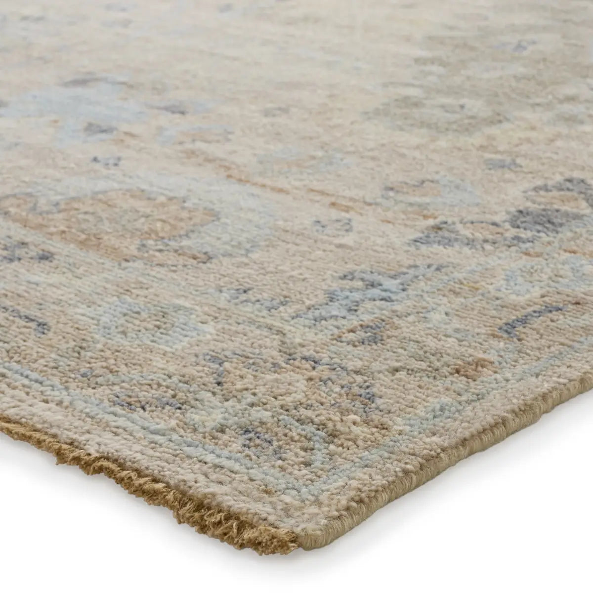 Featuring Orenda Rivera Rug by Jaipur Living at Amethyst Home. The Orenda collection features heirloom-quality designs of muted and uniquely updated Old World patterns. The Rivera area rug boasts a beautiful Oriental motif with abstract floral details. The taupe, blue, cream, and gray tones are grounding and neutral, perfect for providing an inviting and serene accent in any space. This hand-kn. Amethyst Home provides interior design services, furniture, rugs, and lighting in the Omaha metro area.