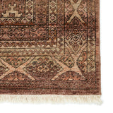 Whimsical colorways combine with the opulent detail of a traditional-inspired pattern - the Someplace in Time Lovas represents nostalgia and progression, heritage and the contemporary. The Lovas rug features a mini-medallion pattern and deep brown and cream colorway that grounds spaces with luxe appeal and an exceptional hand-knotted quality. Amethyst Home provides interior design, new home construction design consulting, vintage area rugs, and lighting in the Washington metro area.