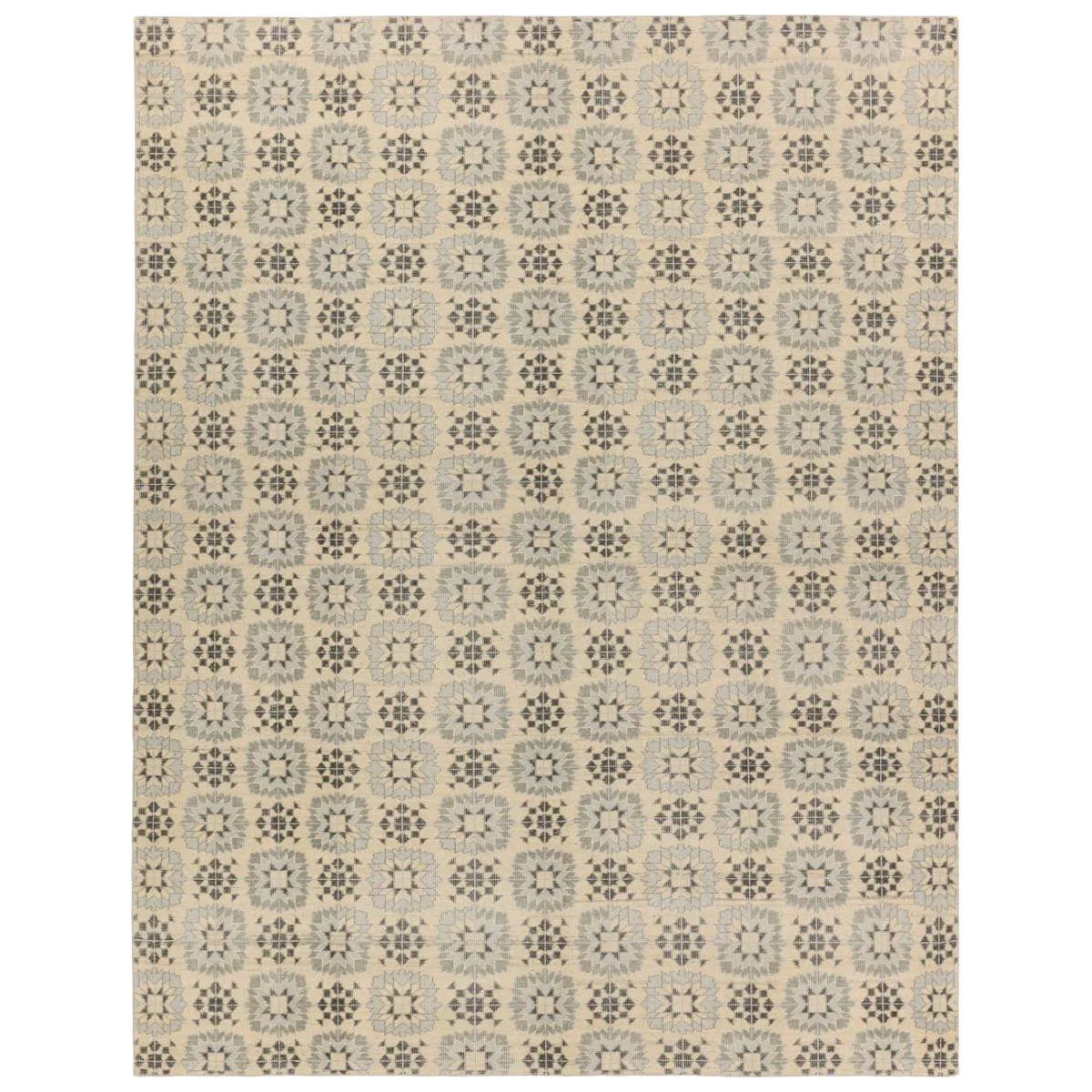 Tessera by Verde Home is a contemporary statement of timeless patterns inspired by the repetitious and clean-lined beauty of tile motifs. Hand knotted of quality wool, the sheared pile of these artisan-crafted rugs provides a texture reminiscent of vintage textiles that also brilliantly displays the bold, geometric designs. Amethyst Home provides interior design, new home construction design consulting, vintage area rugs, and lighting in the Charlotte metro area.
