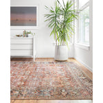 Featuring Layla Spice/Marine Rug by Loloi at Amethyst Home. The Layla Collection is traditional and timeless, with a beautiful lived-in design that captures the spirit of an old-world rug. This traditional power-loomed rug is crafted of 100% polyester with a classic and sophisticated color palette and subtle patina.

Power Loomed100% PolyesterLAY-02 Spic.  Amethyst Home provides interior design, new home construction design consulting, vintage area rugs, and lighting in the Kansas City metro area.