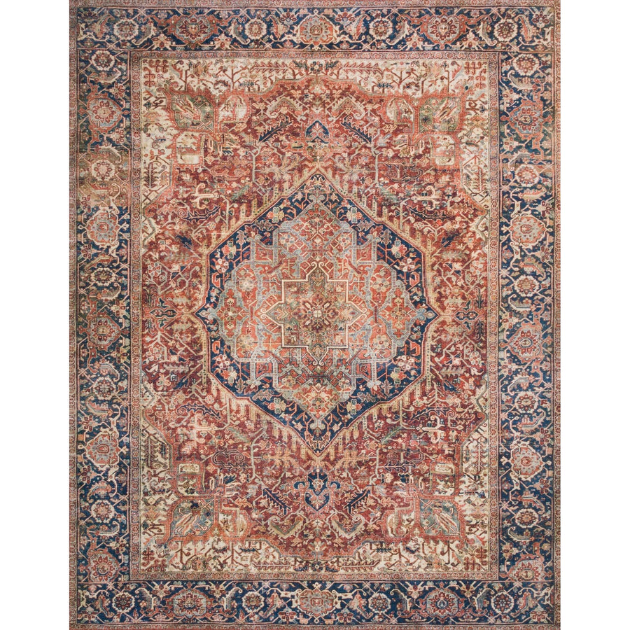 Layla Red/Navy Rug