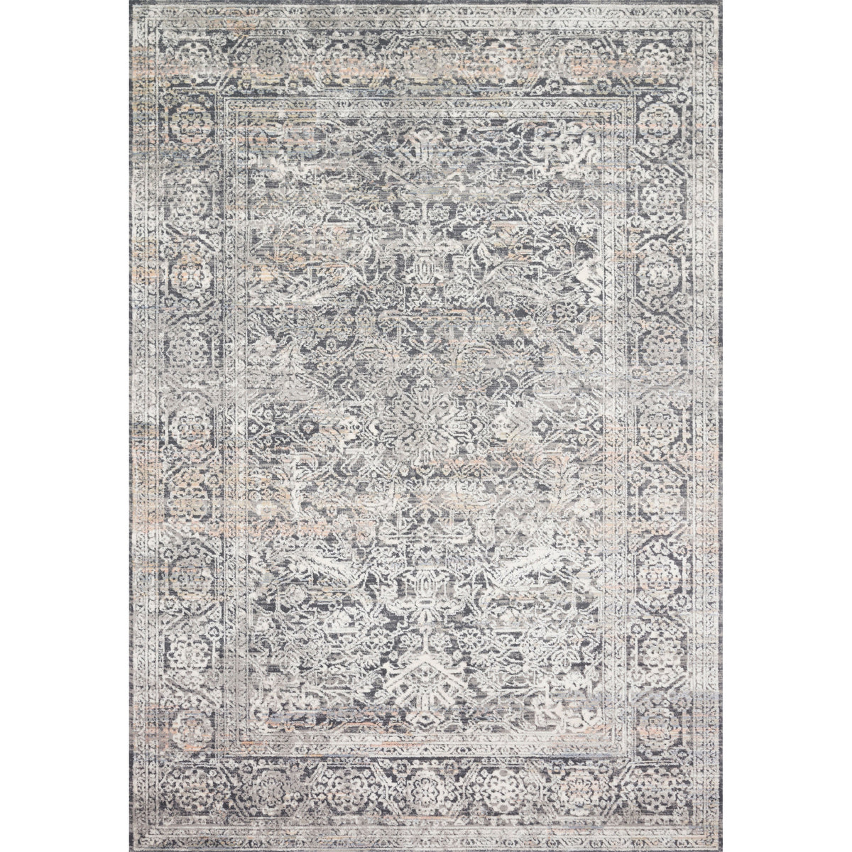 Lucia Steel/Ivory Rug