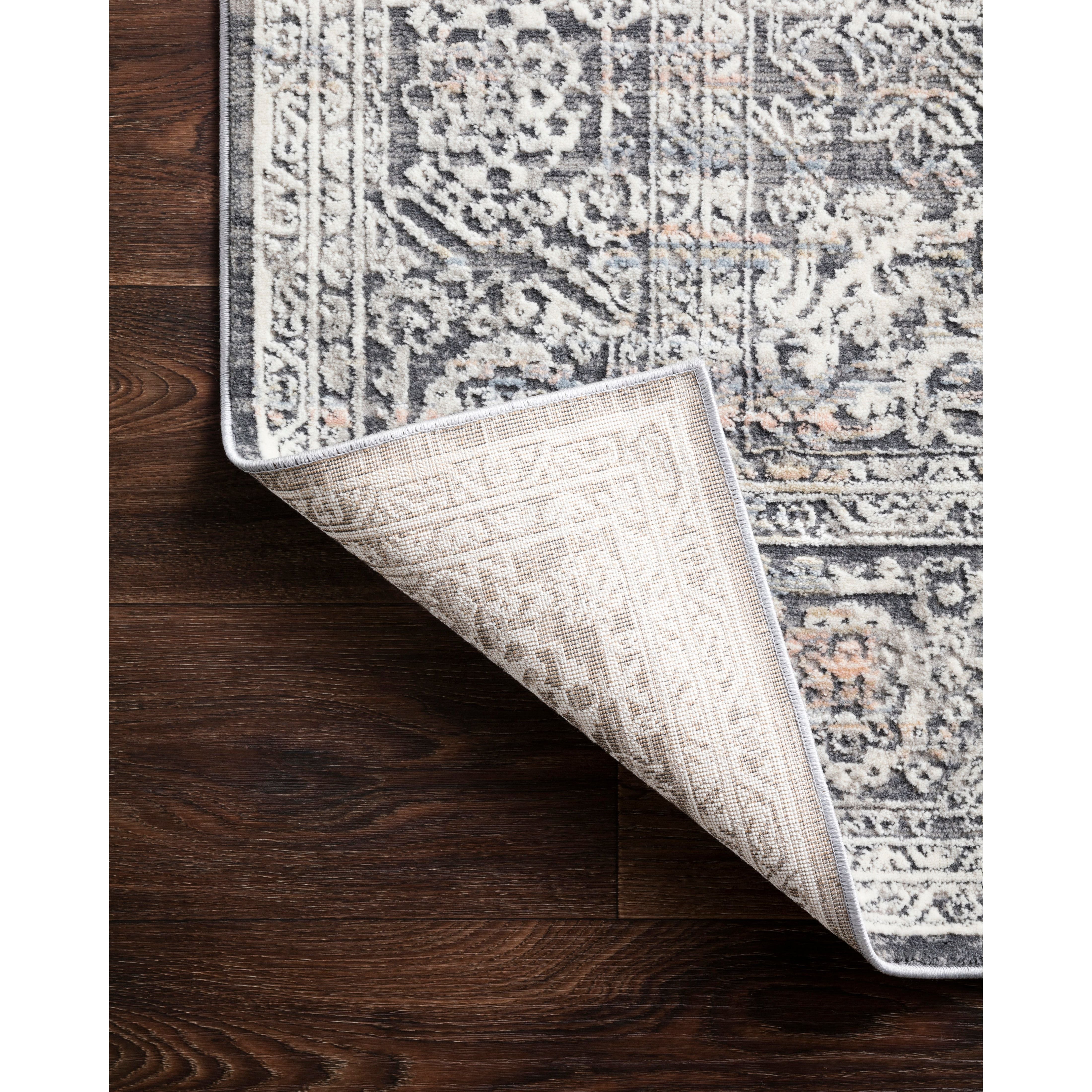 Featuring Lucia Steel/Ivory Rug by Loloi at Amethyst Home. The Lucia Collection is a beautifully rich statement piece to add a layer of sophistication to any room. Power-loomed of polypropylene & polyester with a high/low pile and a curated color palette for a high-end look at an affordable price.
Power Loomed43% Polypropylene | 57% PolyesterLUC-03 Steel/I.  Amethyst Home provides interior design, new home construction design consulting, vintage area rugs, and lighting in the Nashville metro area.