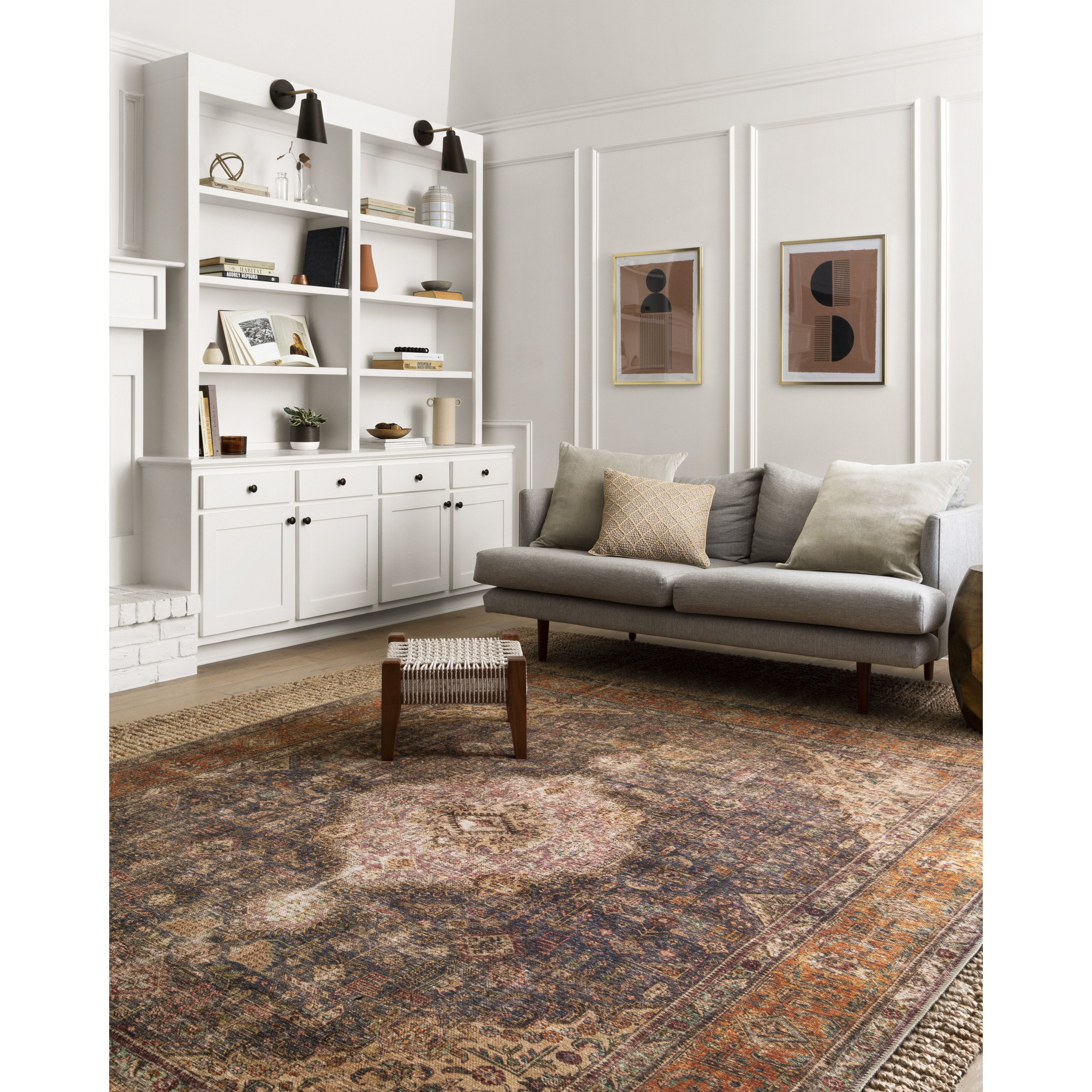 Featuring Loren Plum/Multi Rug by Loloi at Amethyst Home. Timeless and classic, the Loren Collection offers vintage hand-knotted looks at an affordable price. Using the most advanced rug-making technology, these printed designs provide a textured effect by portraying every single individual knot on a soft polyester base.
Power Loomed100% PolyesterLQ-02.  Amethyst Home provides interior design, new home construction design consulting, vintage area rugs, and lighting in the Winter Garden metro area.