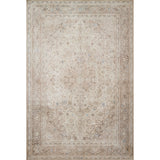 Loren Sand/Taupe Rug - Amethyst Home Timeless and classic, the Loren Collection offers vintage hand-knotted looks at an affordable price. Created in Turkey using the most advanced rug-making technology, these printed designs provide a textured effect by portraying every single individual knot on a soft polyester base.