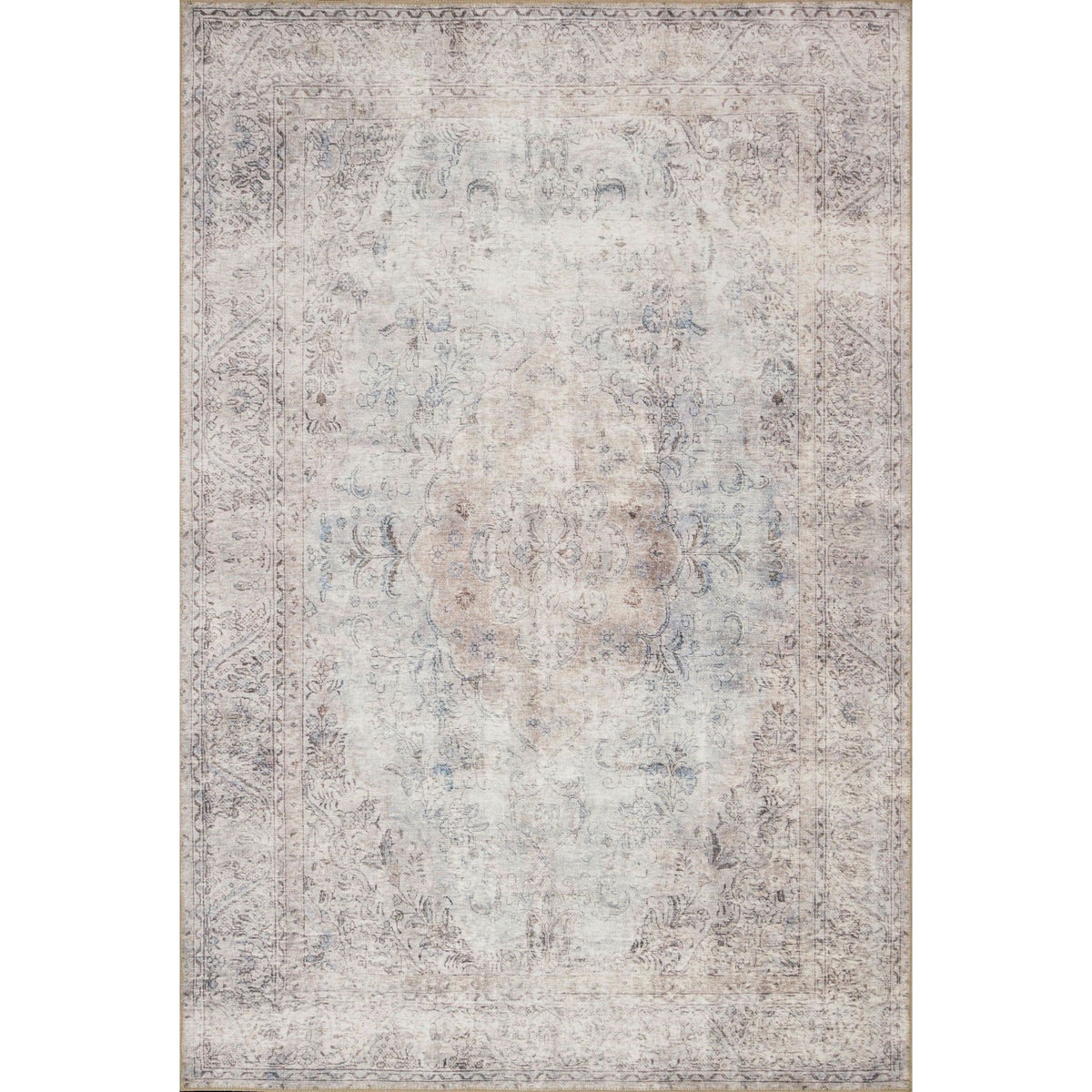Loren Silver/Slate Rug