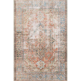 Perfect for families with kids and pets and very easy to clean and maintain. Comes in area, cute kitchen and hallway runner sizes. The rug warms up any room with tones of red, blue, and ivory. The Loren Terracotta / Sky rug from Loloi captures the spirit of a one-of-a-kind vintage and antique area rug.