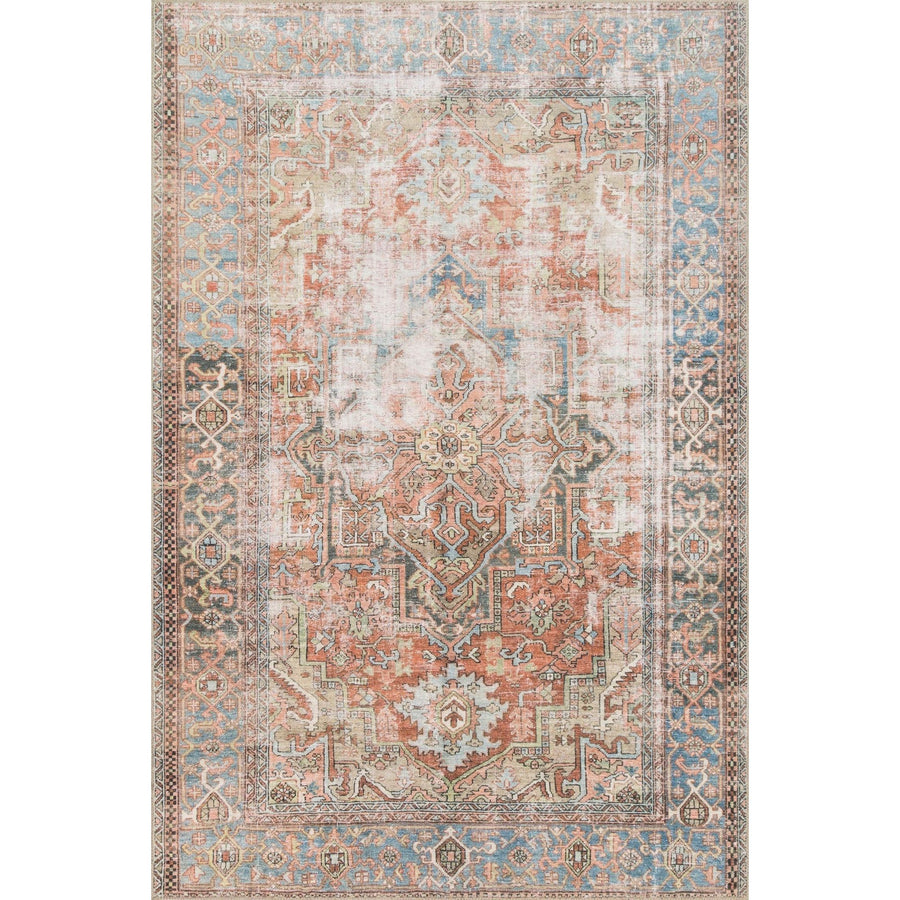 Loren Terracotta/Sky Rug