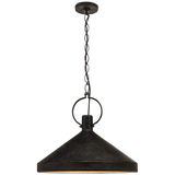 Featuring Limoges Grande Pendant by Visual Comfort at Amethyst Home. We love the large shade and circular detail found on this Limoges Grande Pendant by Visual Comfort. This would look gorgeous over a kitchen island, kitchen sink, or other area needing extra light. 
Overall Dimensions: 24" L x 24" W x 19.75" HWeight: 16 lbs.  Amethyst Home provides interior design, new home construction design consulting, vintage area rugs, and lighting in the Charlotte metro area.