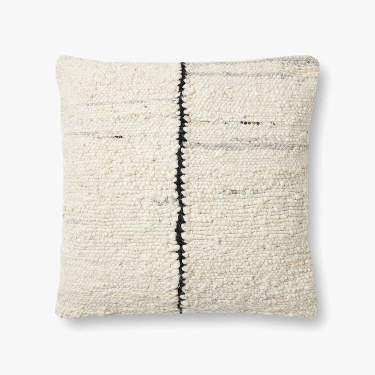 Amber Carla Ivory / Black  Pillow