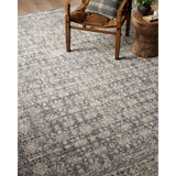Amber Lewis x Loloi Alie Charcoal / Dove Rug have an elevated antique look and plush, modern feel. The rug’s underlying traditional motif is overlaid with a slightly higher pile that creates a softening effect like early morning fog. Amethyst Home provides interior design services, furniture, rugs, and lighting in the Calabasas metro area.
