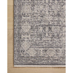 Amber Lewis x Loloi Alie Charcoal / Dove Rug have an elevated antique look and plush, modern feel. The rug’s underlying traditional motif is overlaid with a slightly higher pile that creates a softening effect like early morning fog. Amethyst Home provides interior design services, furniture, rugs, and lighting in the Des Moines metro area.
