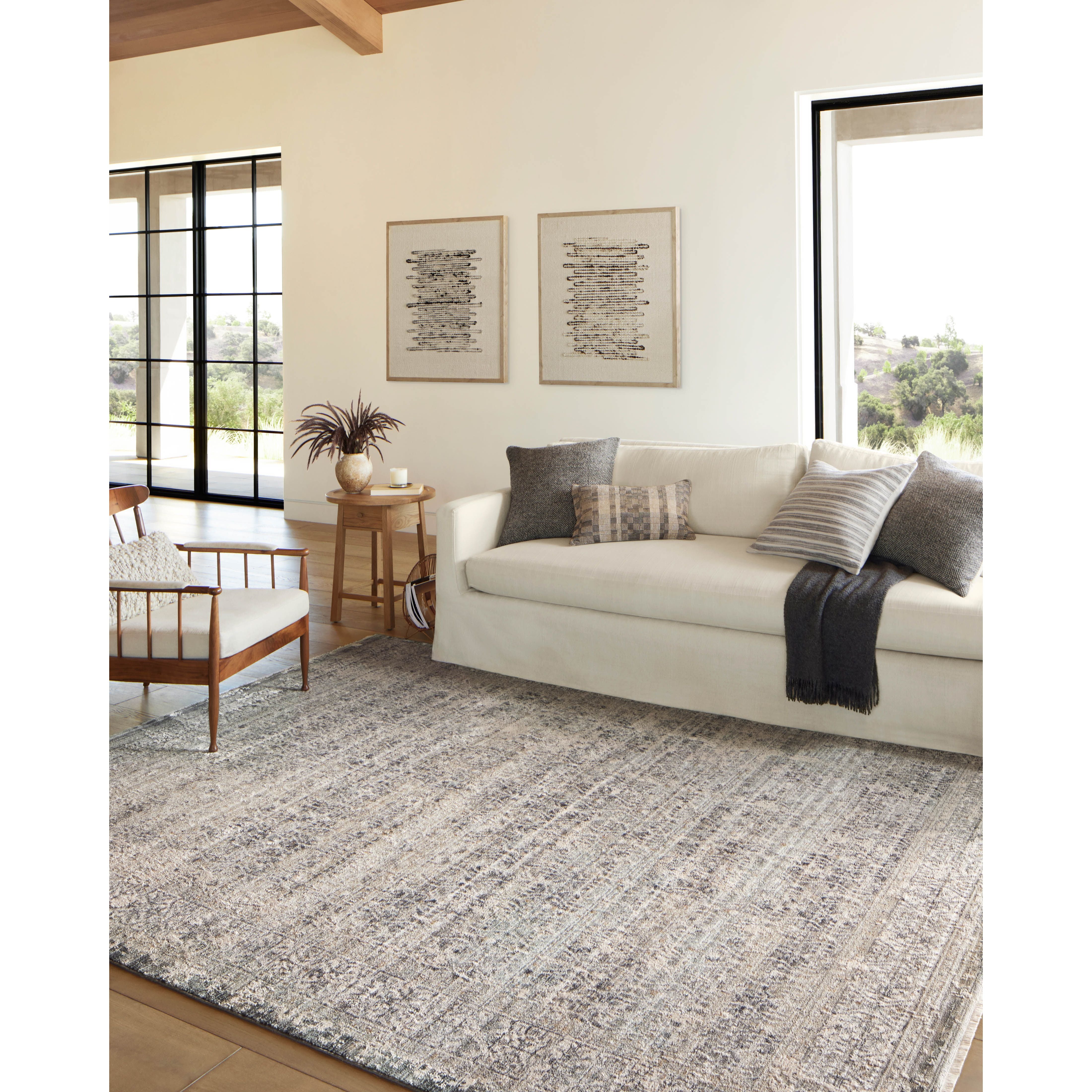 Amber Lewis x Loloi Alie Sky / Stone Rug