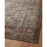 With the faded feel of an antique rug, the Amber Lewis x Loloi Morgan Denim / Multi Rug is a feat of modern printed construction. These impressive area rugs expertly blend sophisticated tones to recreate the dynamic colors of a vintage textiles. Power-loomed of CloudPile™ construction, these rugs are extra-soft to walk upon yet still durable for high-traffic rooms. Amethyst Home provides interior design services, furniture, rugs, and lighting in the Kansas City metro area.