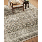 Featuring Amber Lewis x Loloi Morgan Navy / Sand Rug by Loloi at Amethyst Home. With the faded feel of an antique rug, the Amber Lewis x Loloi Morgan Navy / Sand Rug is a feat of modern printed construction. These impressive area rugs expertly blend sophisticated tones to recreate the dynamic colors of a vintage textiles. Power-loomed of CloudPile™ construction, these rugs are extra-soft to wal. Amethyst Home provides interior design services, furniture, rugs, and lighting in the Miami metro area.