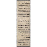 Amber Lewis x Loloi Briyana Natural / Black Rug combines the incredible ribbed texture of Moroccan rugs with clean, contemporary design, thanks to Lewis’s careful eye for details. Amethyst Home provides interior design services, furniture, rugs, and lighting in the Seattle metro area.