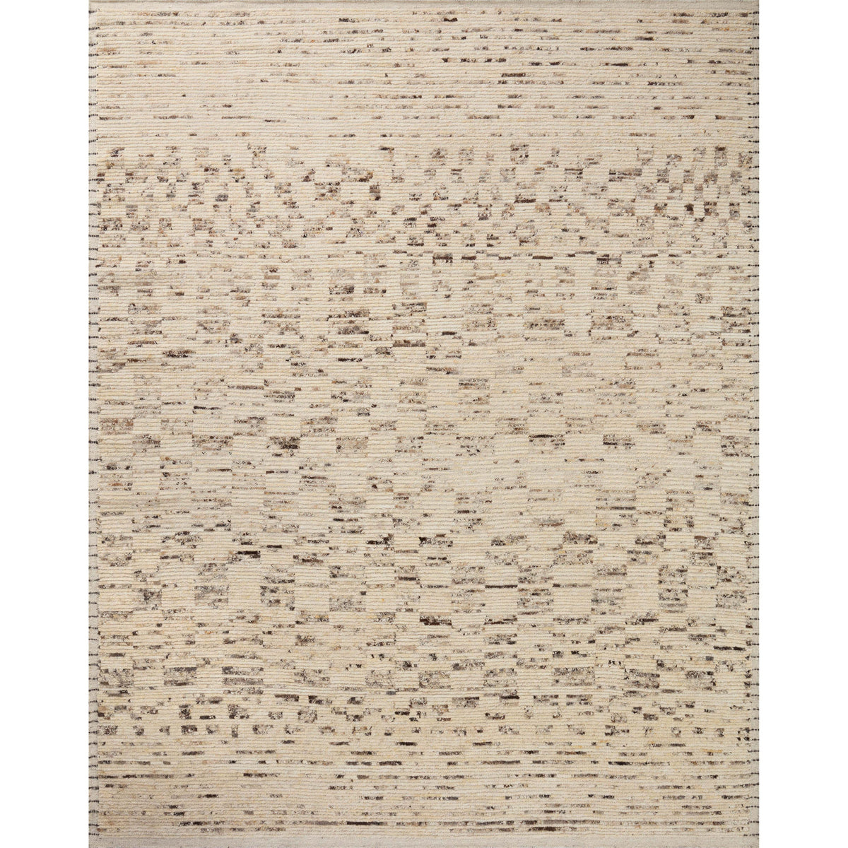 Amber Lewis x Loloi Briyana Natural / Granite Hand-Knotted Rug