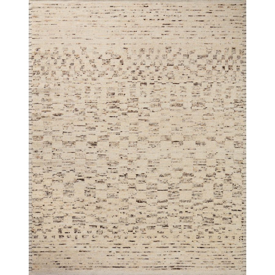Amber Lewis x Loloi Briyana Natural / Granite Hand-Knotted Rug