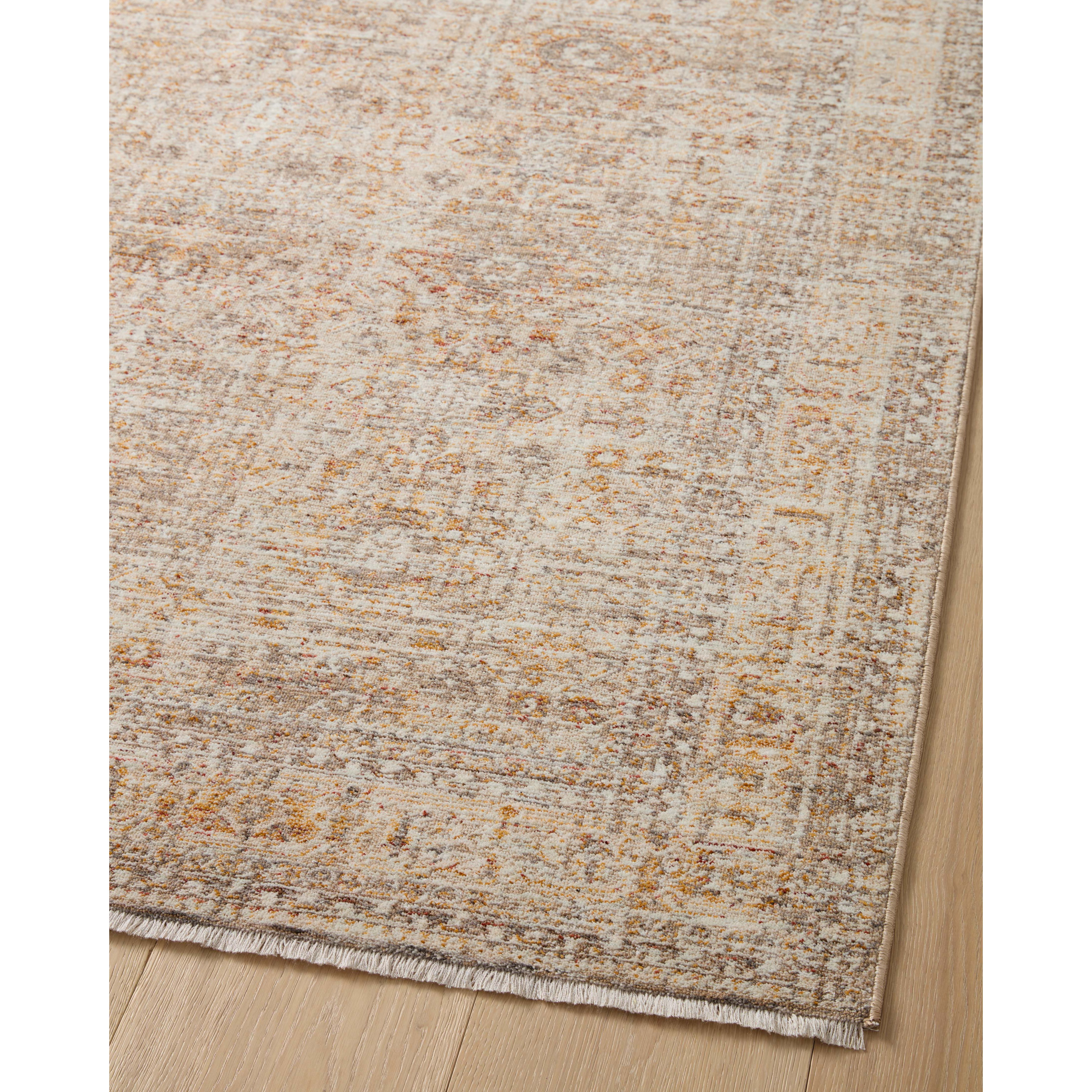 Featuring Angela Rose x Loloi Blake Oatmeal / Spice Rug by Loloi at Amethyst Home. Designed in an expertly distressed antique style, the Angela Rose x Loloi Blake Oatmeal / Spice rug features traditional motifs that have softened into the background, making it an effortless neutral in any room. Muted earth-toned palettes complement a range of furniture, while subtle cream-colored fringe at t. Amethyst Home provides interior design services, furniture, rugs, and lighting in the Portland metro area.