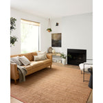 Featuring Angela Rose x Loloi Colton Natural / Clay Rug by Loloi at Amethyst Home. The Angela Rose x Loloi Colton Natural / Clay Rug is a new take on the staple jute rug, blended with cotton for added softness. In a range of linear designs in modern earth tones, Colton can add visual interest to a room or serve as a gently textured neutral. This collection is hand-woven in India and GoodWeave c. Amethyst Home provides interior design services, furniture, rugs, and lighting in the Omaha metro area.