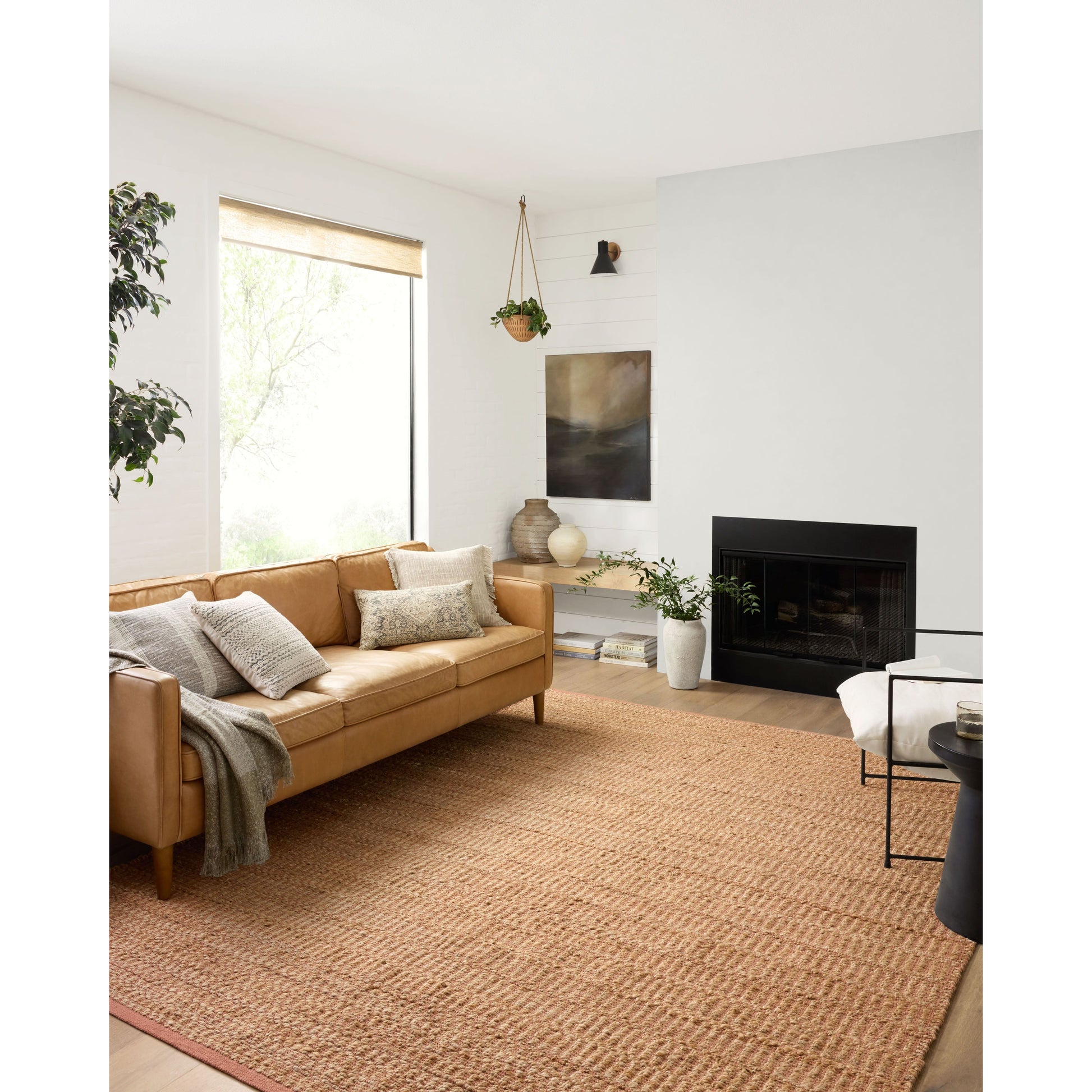 The Angela Rose x Loloi Colton Natural / Clay Rug is a new take on the staple jute rug, blended with cotton for added softness. In a range of linear designs in modern earth tones, Colton can add visual interest to a room or serve as a gently textured neutral. Amethyst Home provides interior design services, furniture, rugs, and lighting in the Omaha metro area.