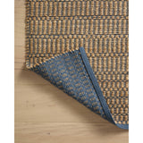 Featuring Angela Rose x Loloi Colton Natural / Navy Rug by Loloi at Amethyst Home. The Angela Rose x Loloi Colton Natural / Navy Rug is a new take on the staple jute rug, blended with cotton for added softness. In a range of linear designs in modern earth tones, Colton can add visual interest to a room or serve as a gently textured neutral. This collection is hand-woven in India and GoodWeave c. Amethyst Home provides interior design services, furniture, rugs, and lighting in the Omaha metro area.