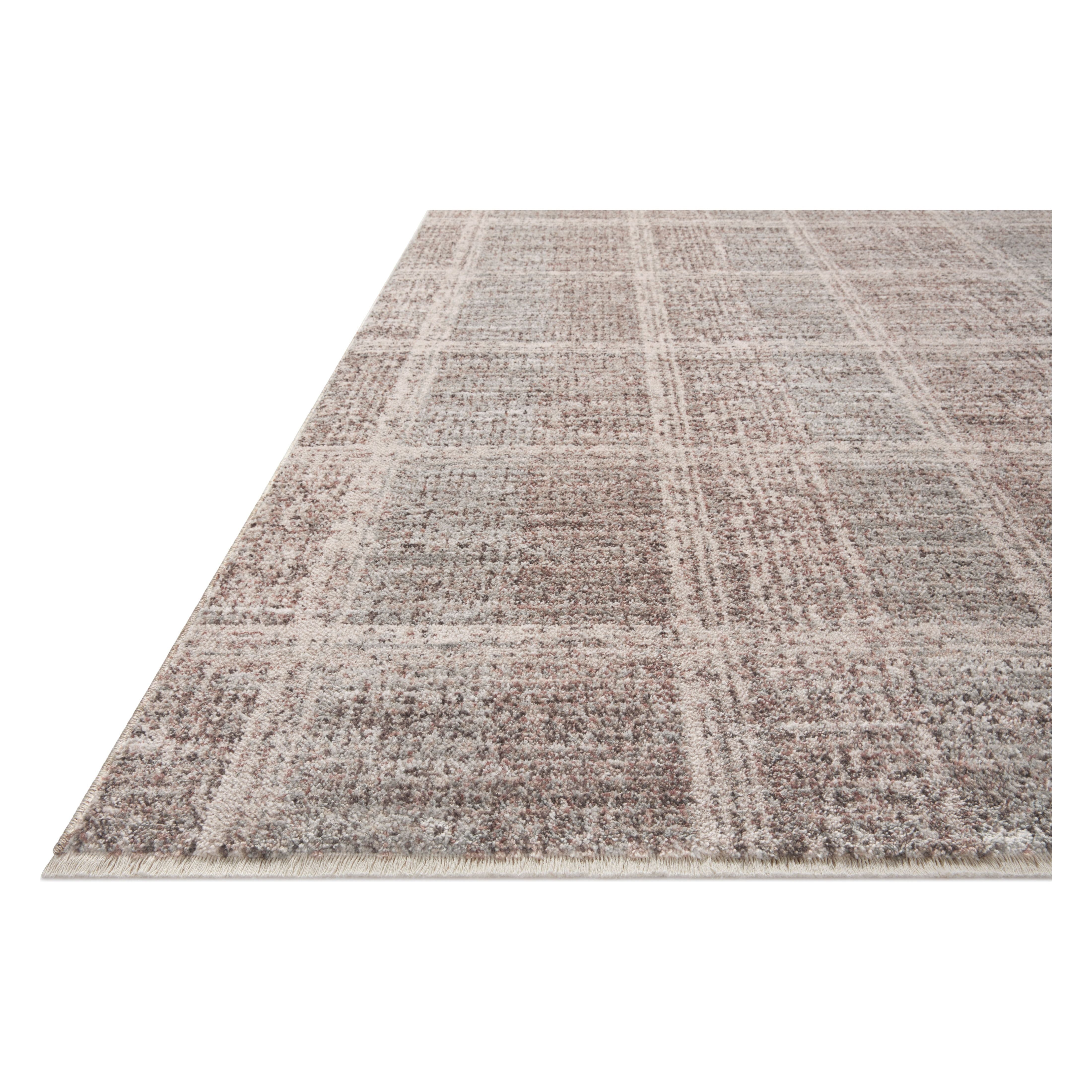 Featuring Angela Rose x Loloi Ember Fog / Dove Rug by Loloi at Amethyst Home. The Ember Fog / Dove rug by Angela Rose x Loloi is a modern flatweave area rug with a timeless plaid pattern that adds depth and coziness to any living room, bedroom, dining room, or hallway. Ember is power-loomed of 100% space-dyed polyester, a durable construction that creat. Amethyst Home provides interior design, new home construction design consulting, vintage area rugs, and lighting in the Newport Beach metro area.