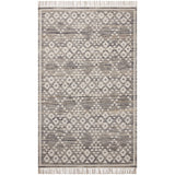 Featuring Angela Rose x Loloi Rivers Denim / Ivory Rug by Loloi at Amethyst Home. The Rivers Denim / Ivory rug by Angela Rose x Loloi is a modern flatweave area rug with a reversible design featuring symmetrical motifs. Woven of wool, cotton, and jute, Rivers combines natural materials with an airy, natural aesthetic. The soft colors of the rug create a waterco. Amethyst Home provides interior design, new home construction design consulting, vintage area rugs, and lighting in the Tampa metro area.